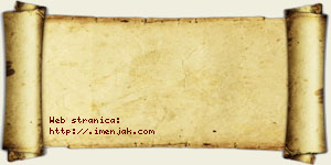 Milana Gogić vizit kartica